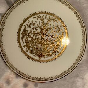 Hanukkah, Festival Of Lights, Cover, Trinket replacement Mikasa Ceramic in Gold